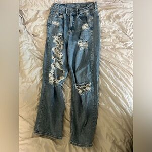 American Eagle Distressed Blue Jeans